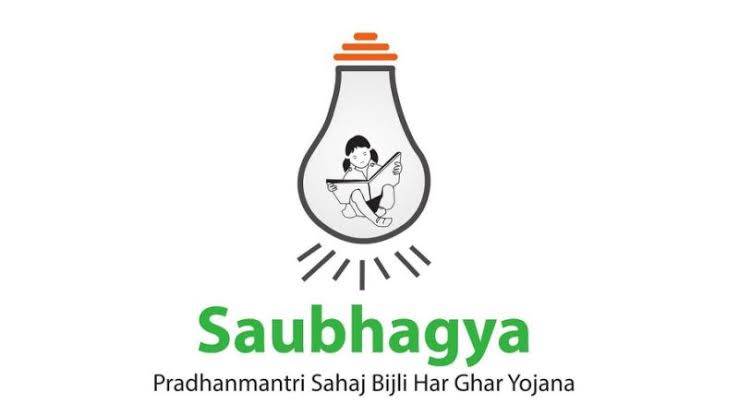 Which state has the maximum number of households electrified through the solar-based standalone system under the Saubhagya scheme?