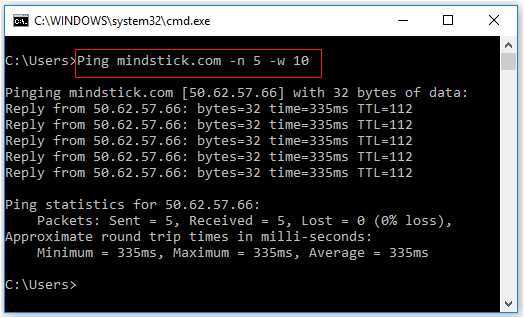 How to check internet speed using cmd?