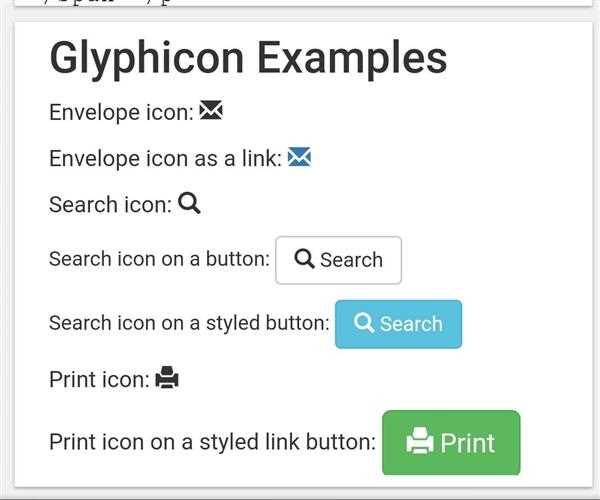 What are the Glyphicons in Bootstrap? How to use it in our Project?