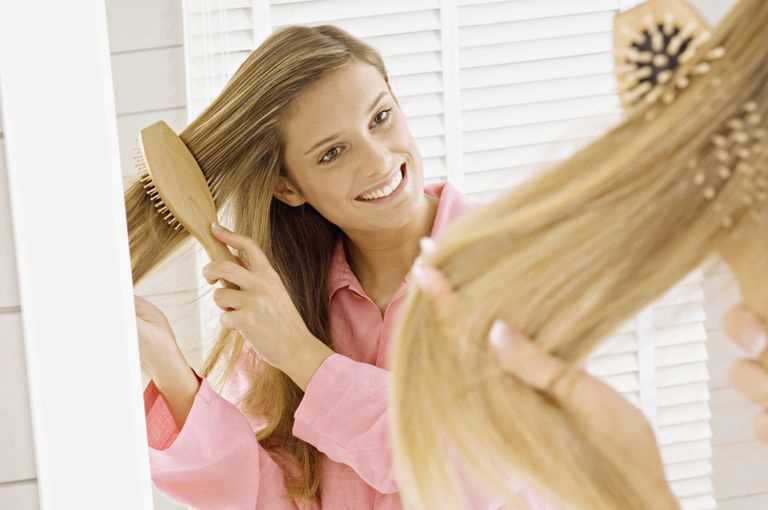 Which things promote healthy hair?