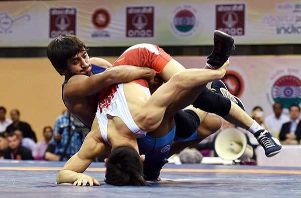 Bajrang Punia is related to which sports?