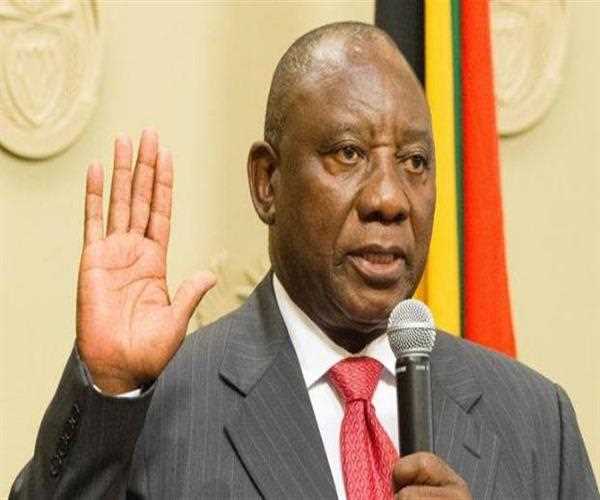 Who has been sworn-in as new President of South Africa?