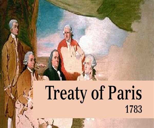 What year was the Treaty of Paris that ended the Revolutionary War signed?