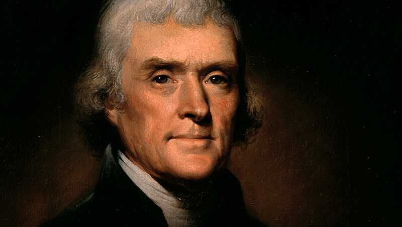 How did Thomas Jefferson change after he became president? 