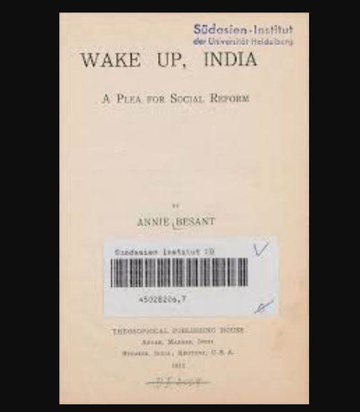 Wake up India book was written by whom?