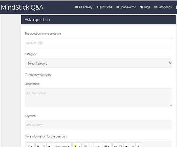 How to post a question on QA at MindStick?