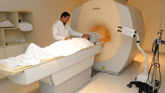 What is an MRI scan test for a Human body?
