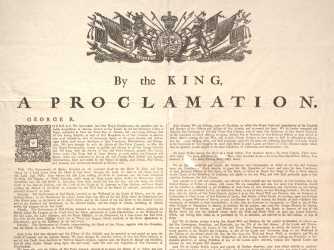 What did the Proclamation of 1763 called for?