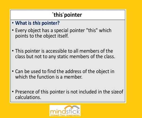 What is ‘this’ pointer?