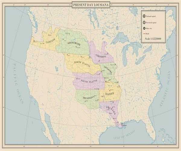 How did the US acqired Louisiana territory?