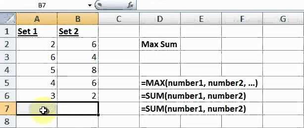 How can you sum up the Rows and Column number quickly in the Excel sheet?