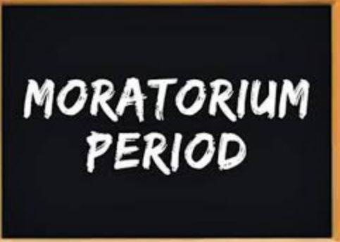  How is moratorium period interest calculated?