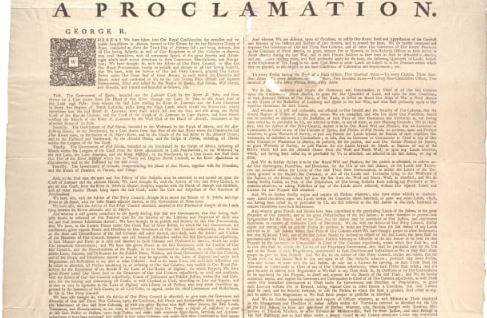 How important was the proclamation of 1763 to American history?