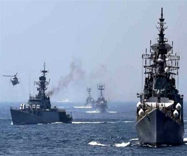 The naval exercises CHIRU-2Q22 were held between 3 countries to enhance their naval cooperation. Which country was not part of this naval drill?