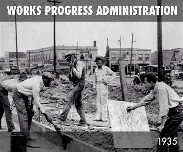 What was the Works Progress Administration (WPA) and what did it do? 