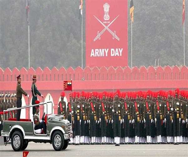 68th Indian Army Day was observed across India on?