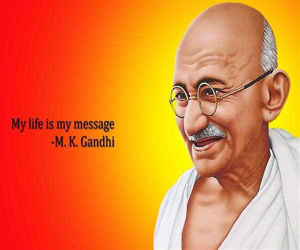  Which slogan is associated with Gandhiji?