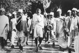 What was the objective of the Dandi March?