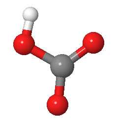 What is the chemical formula for hydrogen carbonate?