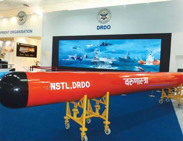 What is the name of indigenously developed heavyweight anti-submarine torpedo developed by Naval Science and Technological Laboratory of the DRDO which was recently inducted into the Indian Navy?