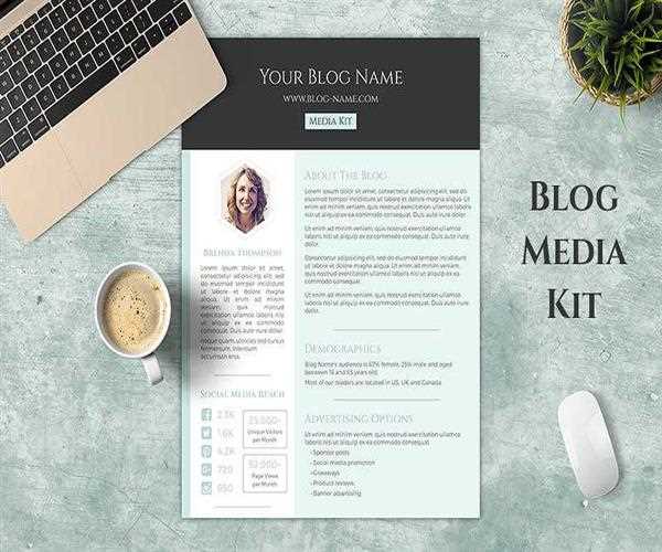 How should I improve my blog media kit?