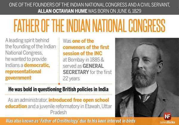 The Indian National Congress was formed in?