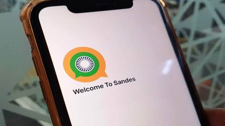 Do you know about the Sandes app, which has been made in India?