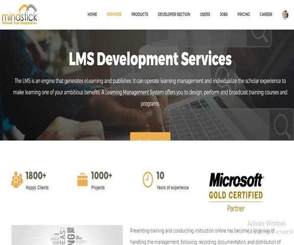 Does MindStick Provide LMS services?
