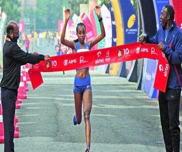 Which country athlete won the Delhi Half Marathon recently?