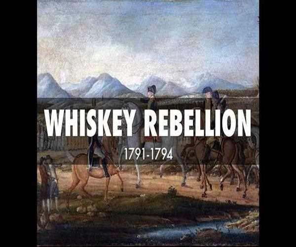 Which two parties emerged after the Whiskey Rebellion? 