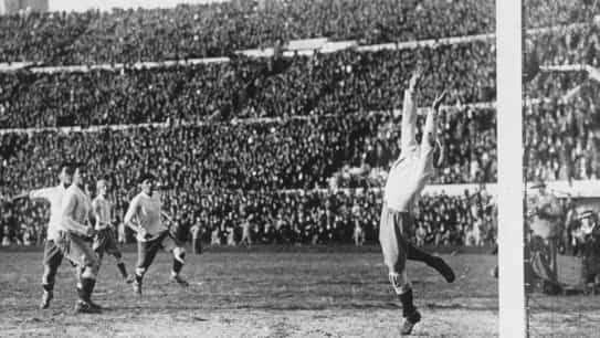 Which country hosted the first Football World Cup?