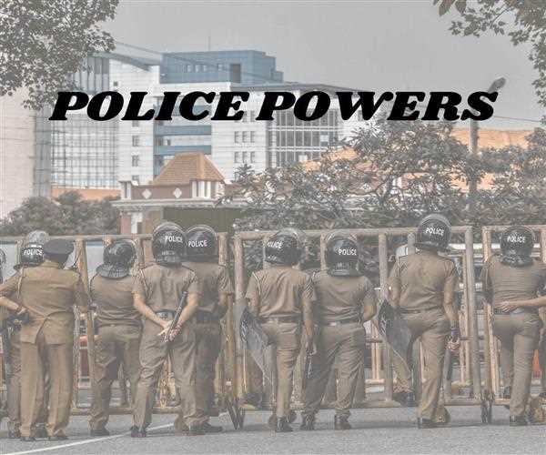 What are the 4 police powers?