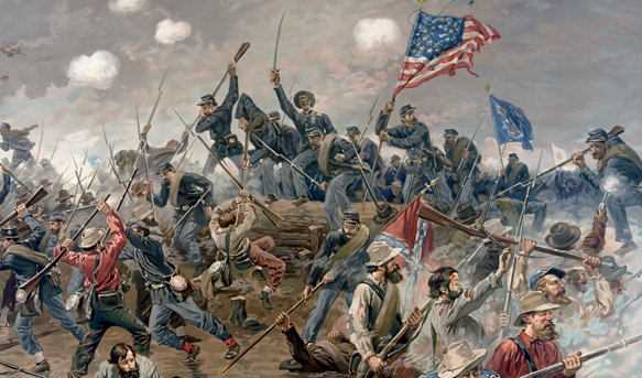 What war was fought on American soil from 1861 to 1865?
