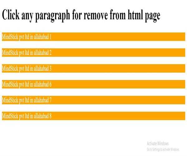 Why are use the remove method in JQuery?