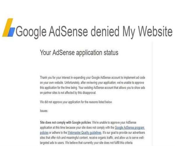 If some website is rejected for Google Adsense once, can I apply again for it?