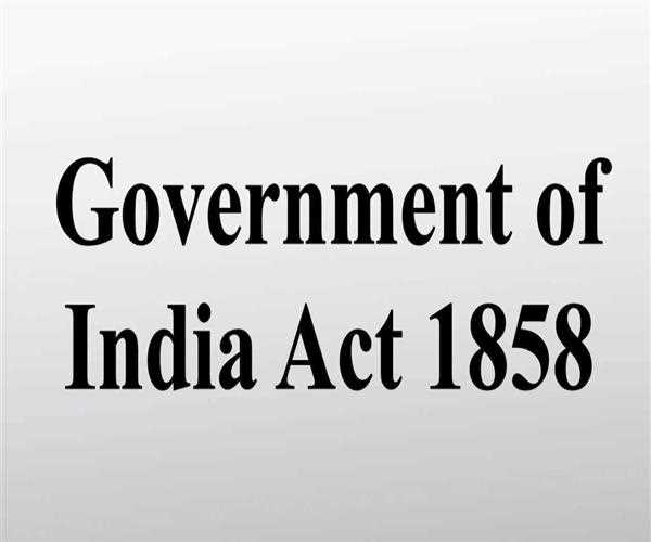 Under which act, Civil Services started in India? 