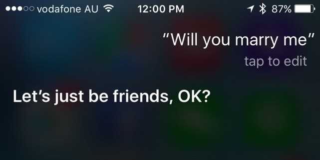 What are some of funniest replies given by SIRI?