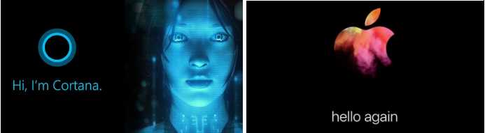 How are SIRI and CORTANA similar?