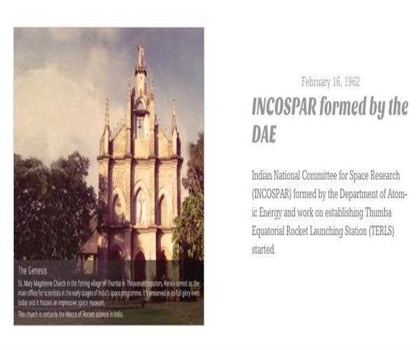 Who established the Indian National Committee for Space Research (INCOSPAR)?