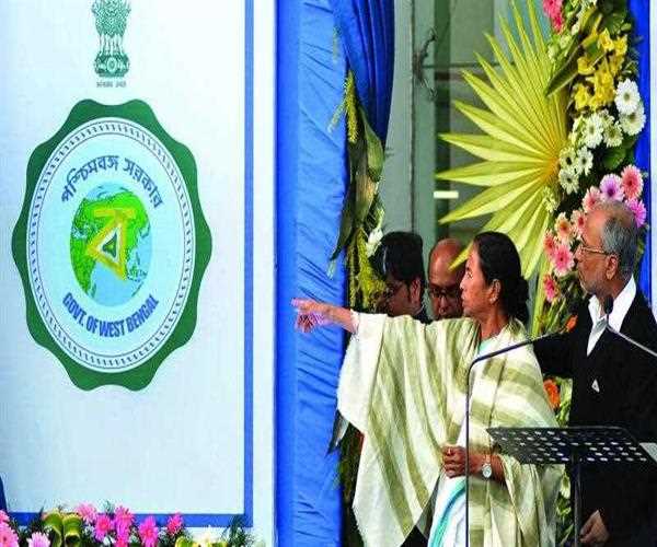 Who designed the theme of the official emblem of West Bengal, Biswa Bangla? 