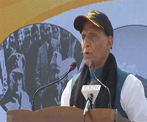 Whats latest comment of Rajnath Singh on PoK region