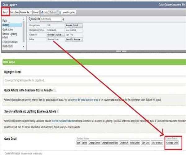 How to Generate Order from Quote in Salesforce?
