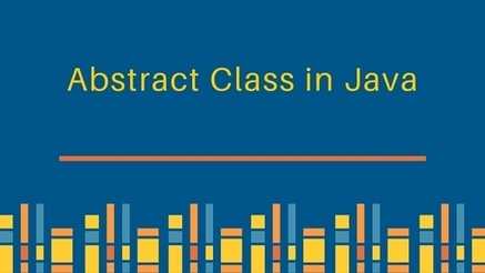 Why  abstract class are used in Java?