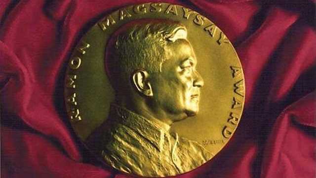 Who was the first Indian to receive the Magaysay Award?