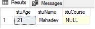How to use IS NULL in SQL Server for checking the Null value?