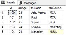 How to use IS NULL in SQL Server for checking the Null value?