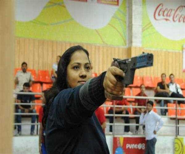 Name the Indian shooter from Haryana who won the women