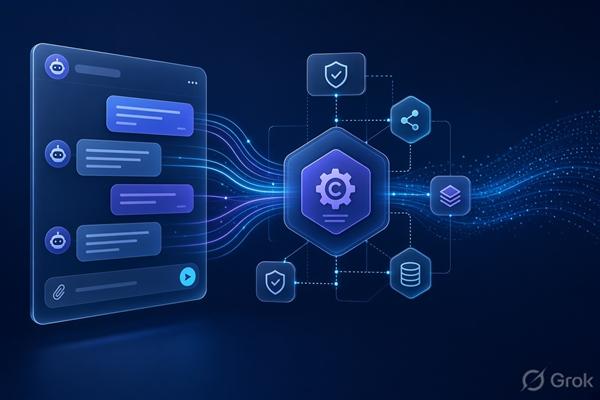 What is the recommended architecture for building an AI chatbot using .NET?