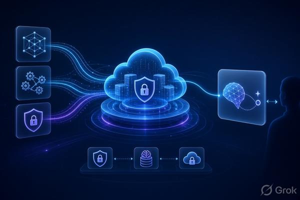 What is the recommended architecture for building an AI chatbot using .NET?