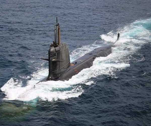 What is the name of first Made-In-India Scorpene Class non-nuclear Submarine which was inducted into Indian Navy on 14th December 2017? 